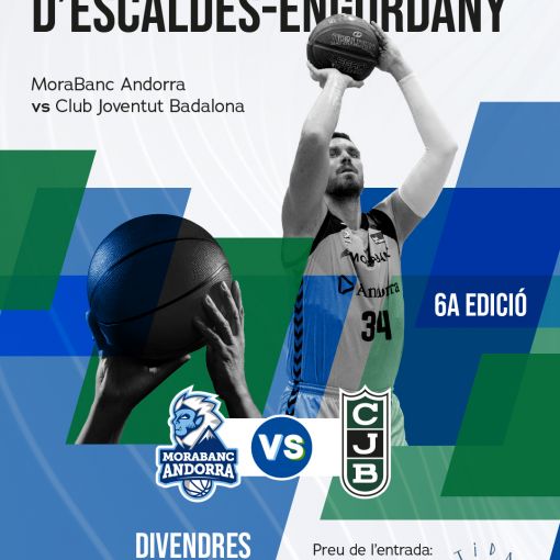 El 6è Trofeu de bàsquet d’Escaldes-Engordany enfrontarà el MoraBanc i el Joventut