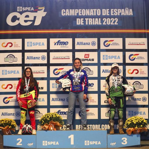 Alèxia Lladó tanca amb un podi el campionat d'Espanya de Trial
