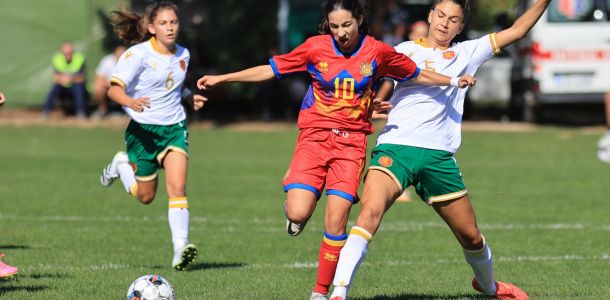 Golejada de la selecció sub15 femenina davant Bulgària (5-1)