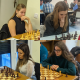 Quatre jugadores al Queens’ Chess Festival de la Federació Internacional d’Escacs