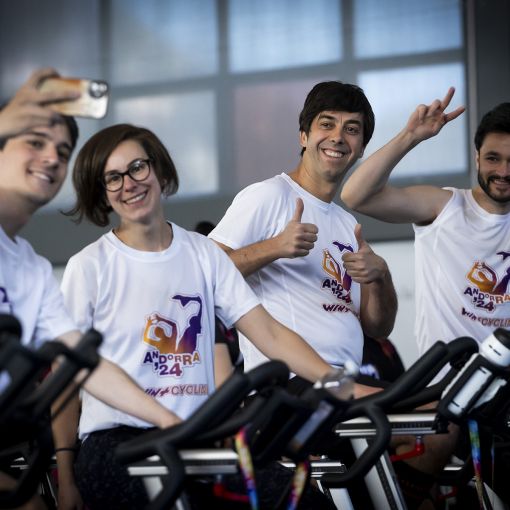 Ple en la pedalada 'indoor' contra l'Alzheimer